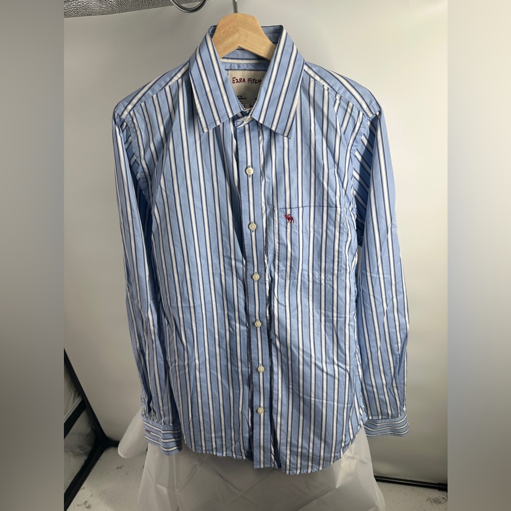 Ezra Fitch Pure Cotton Men's Premium button down striped shirt